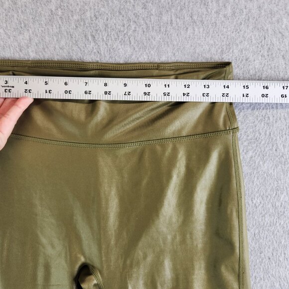 Fabletics Leggings Womens L Dark Moss Shine Anywhere Motion 365 High Waisted - Picture 10 of 14